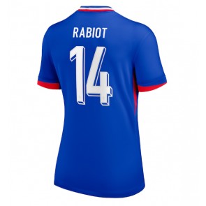 Francie Adrien Rabiot #14 Dámské Domácí Dres ME 2024 Krátký Rukáv